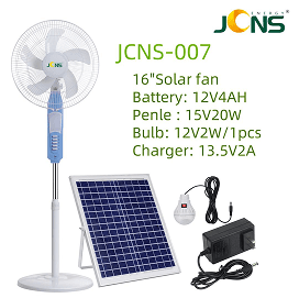 16" Solar Fan, 12v4AH Battery is a Solar Powered Fans product of jncs solar
